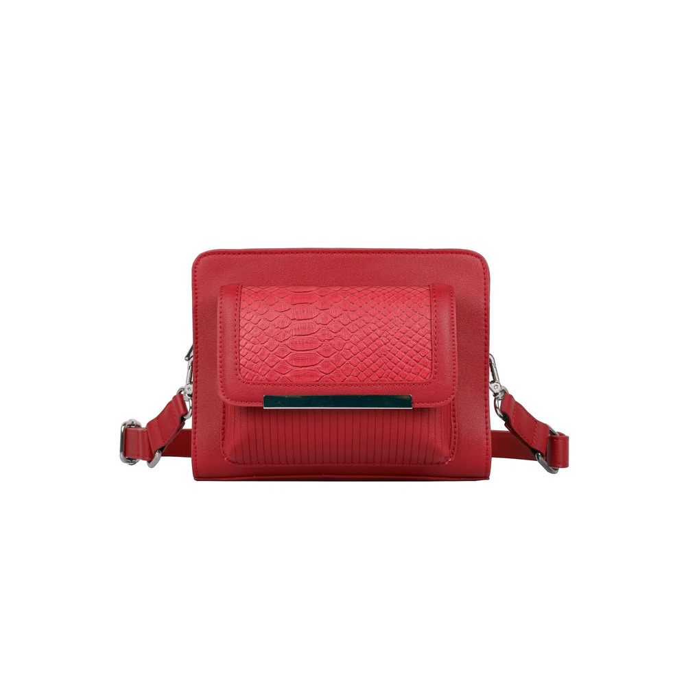 Karla Hanson Rachel City Crossbody Bag with RFID Protection Red